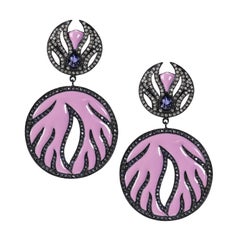 Bochic Ikon Collection Bijoux Show Stopper Red Carpet Earrings