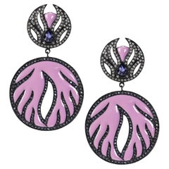 Bochic Ikon Collection Bijoux Show Stopper Red Carpet Earrings