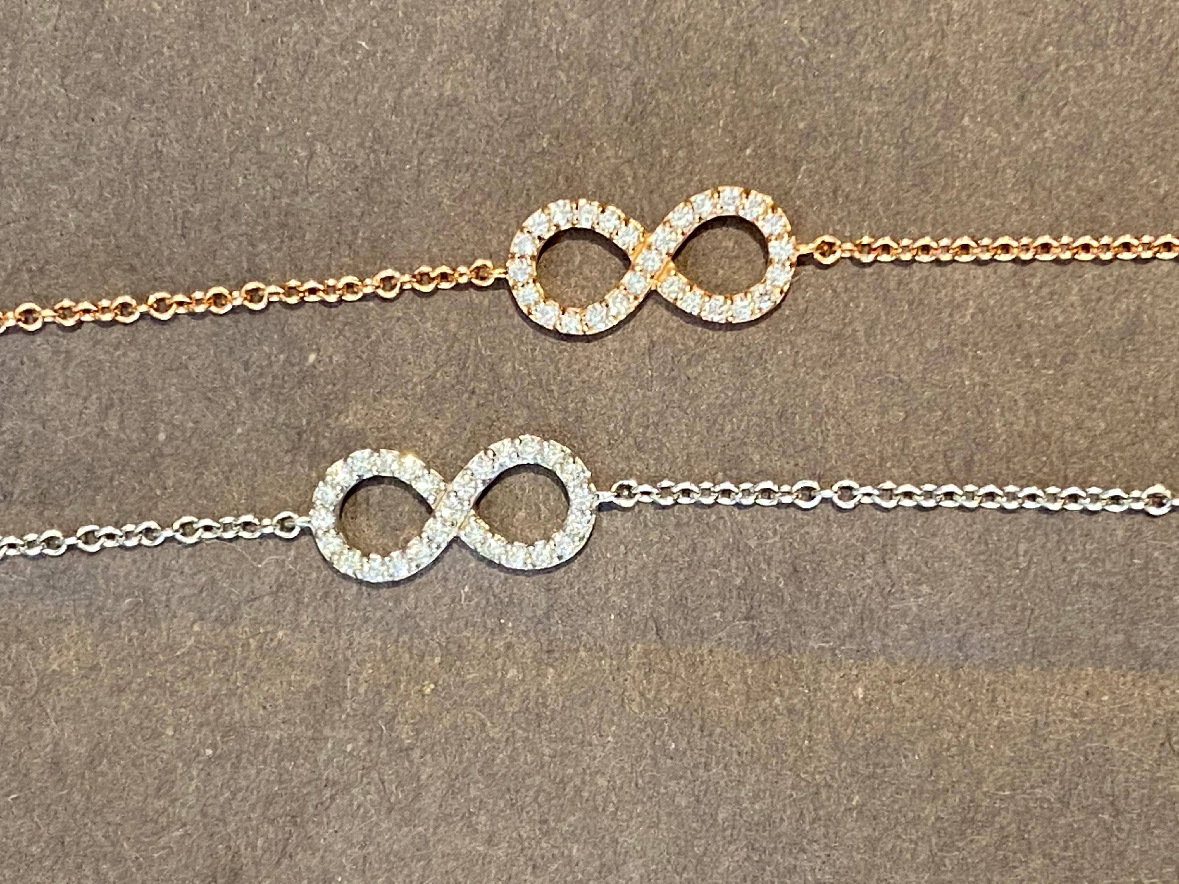 Mouvement esthétique Bracelet Bochic Infinity en diamants en vente