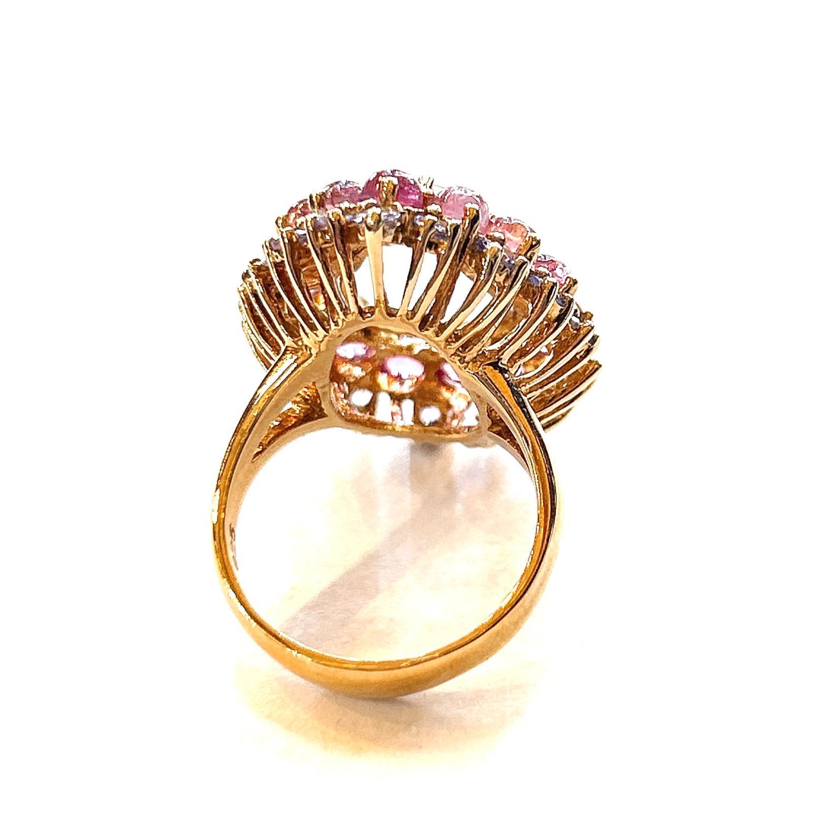 Barocco Anello a grappolo Bochic 