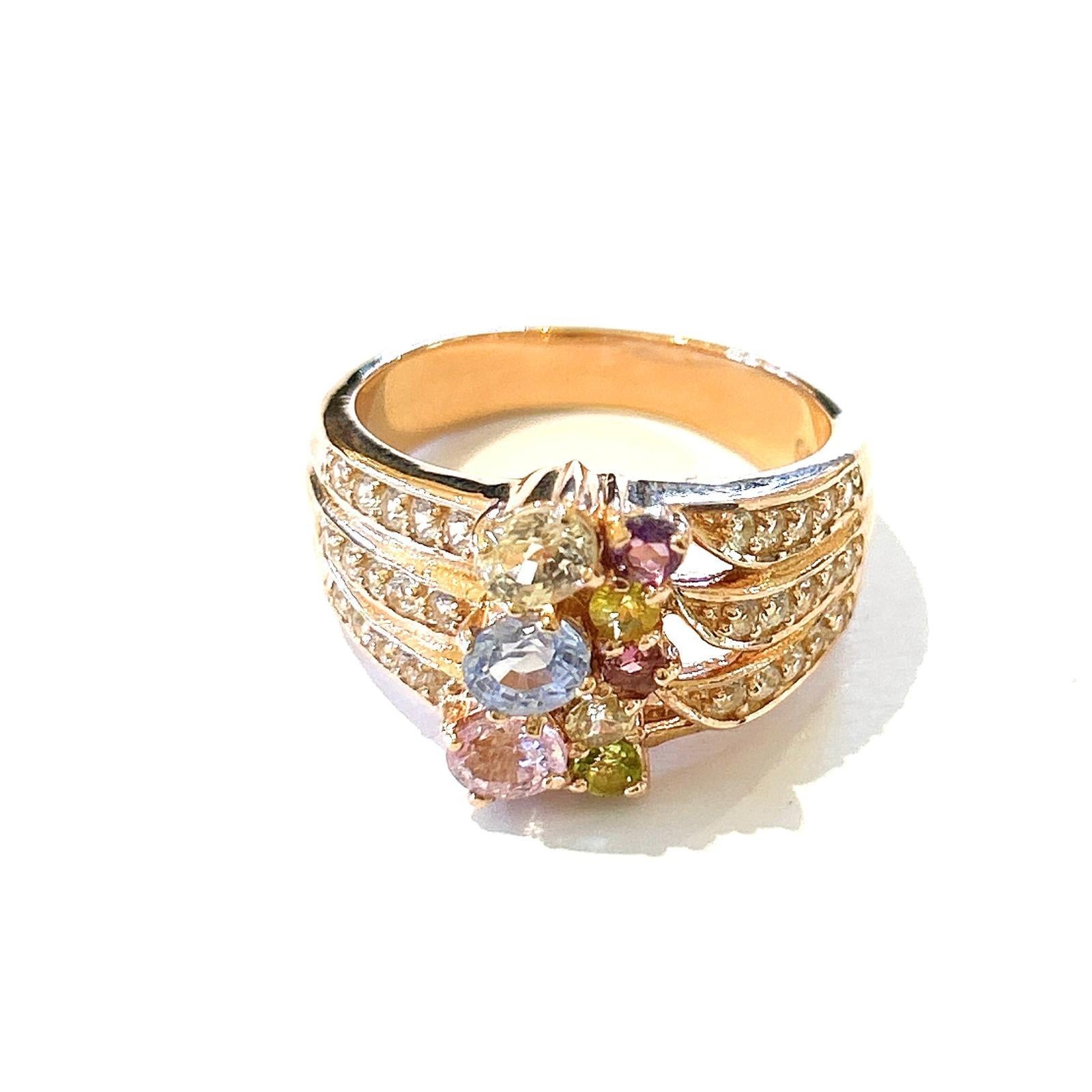 Taglio brillante Anello Bochic 