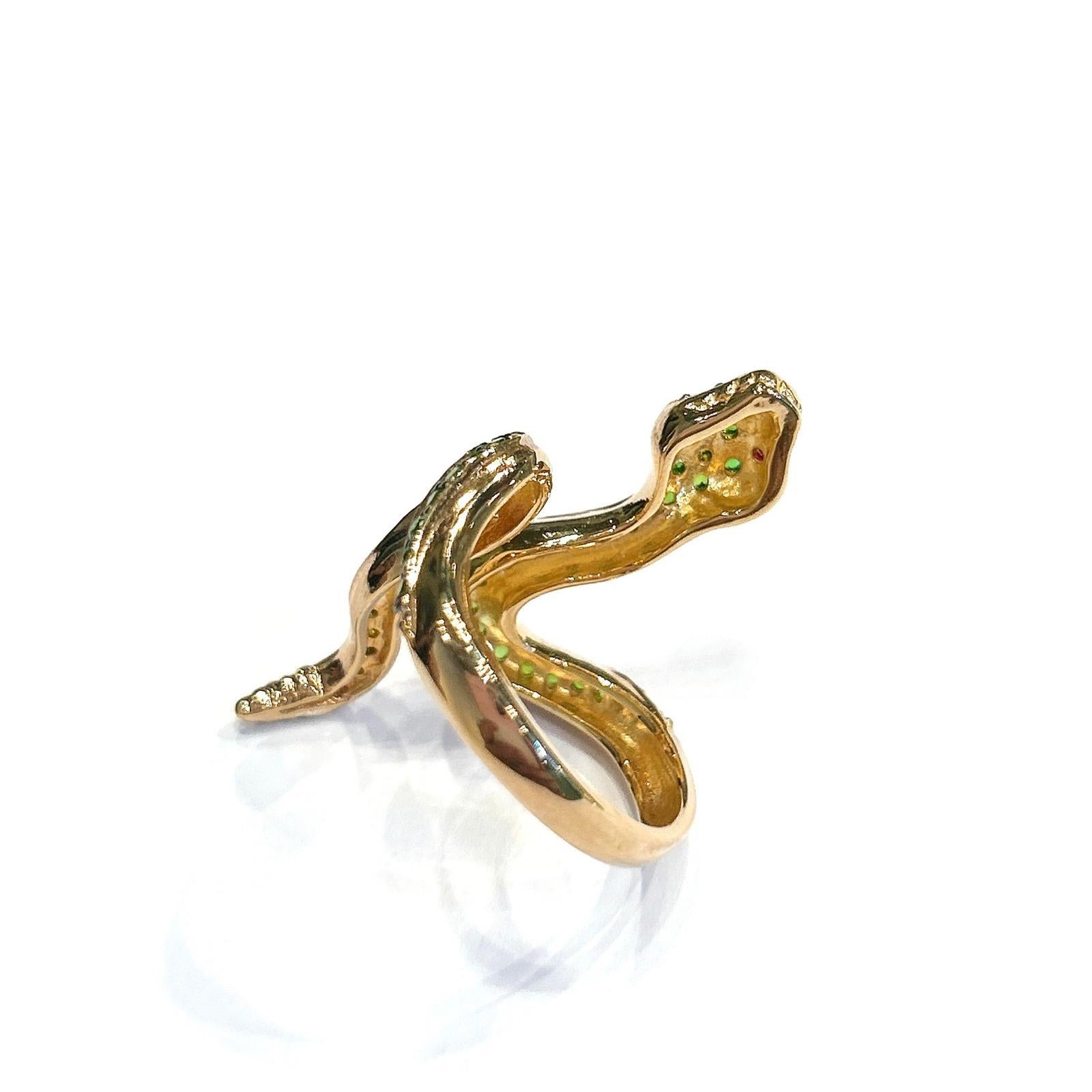 da uomo o donna Anello Serpente di Bochic 