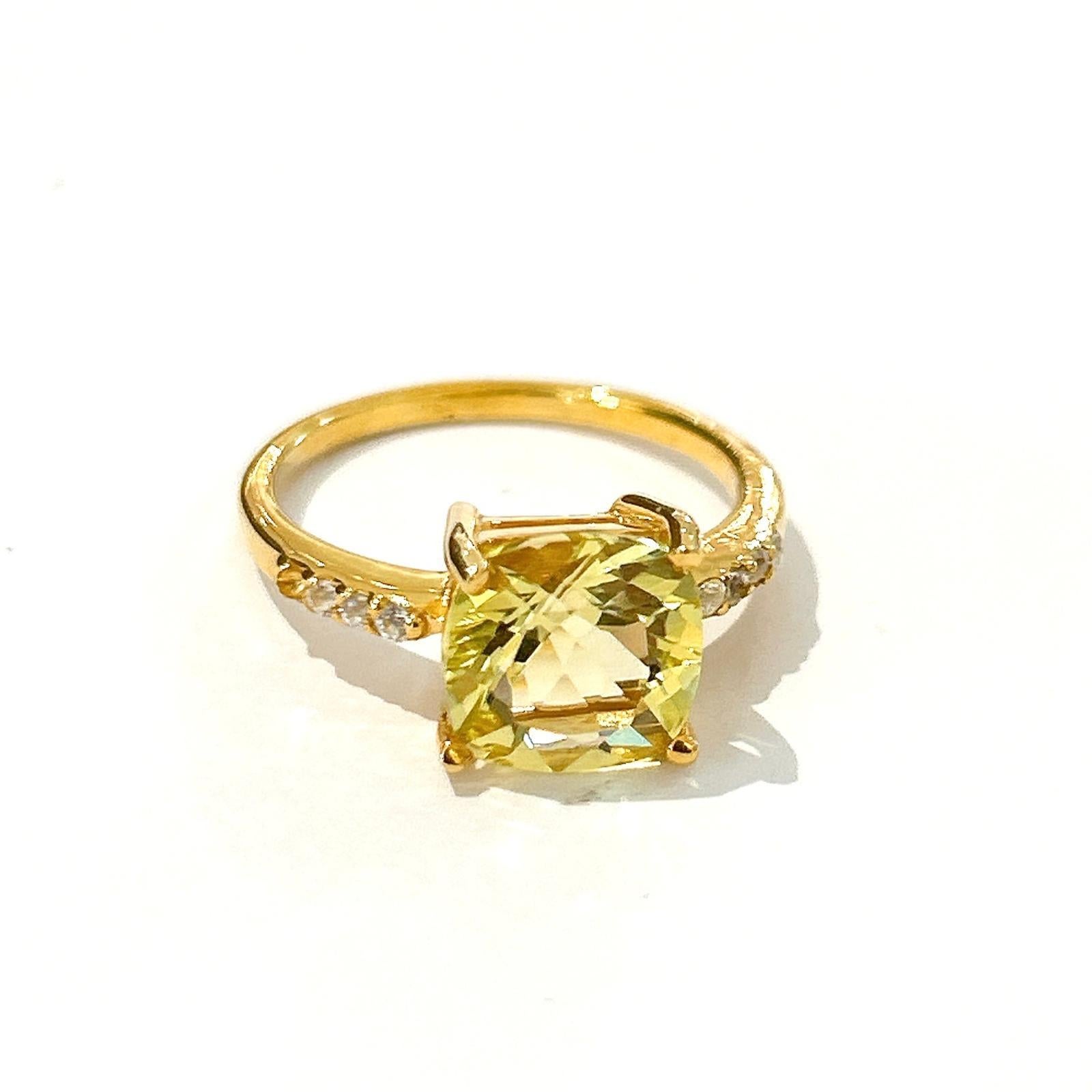 Ensemble bague solitaire Bochic Orient en or et argent 18 carats en vente 1