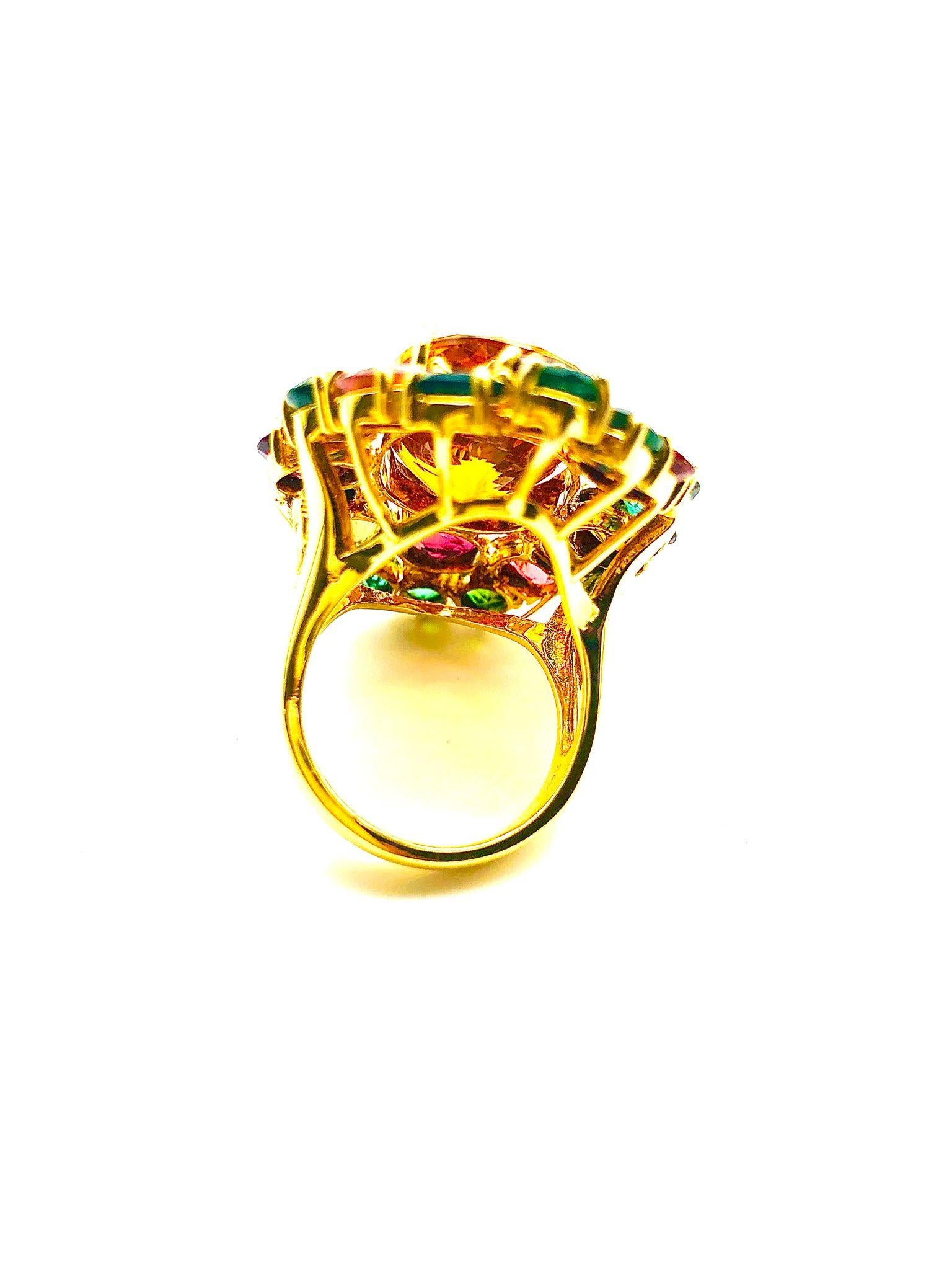 Taglio brillante Anello Bochic 