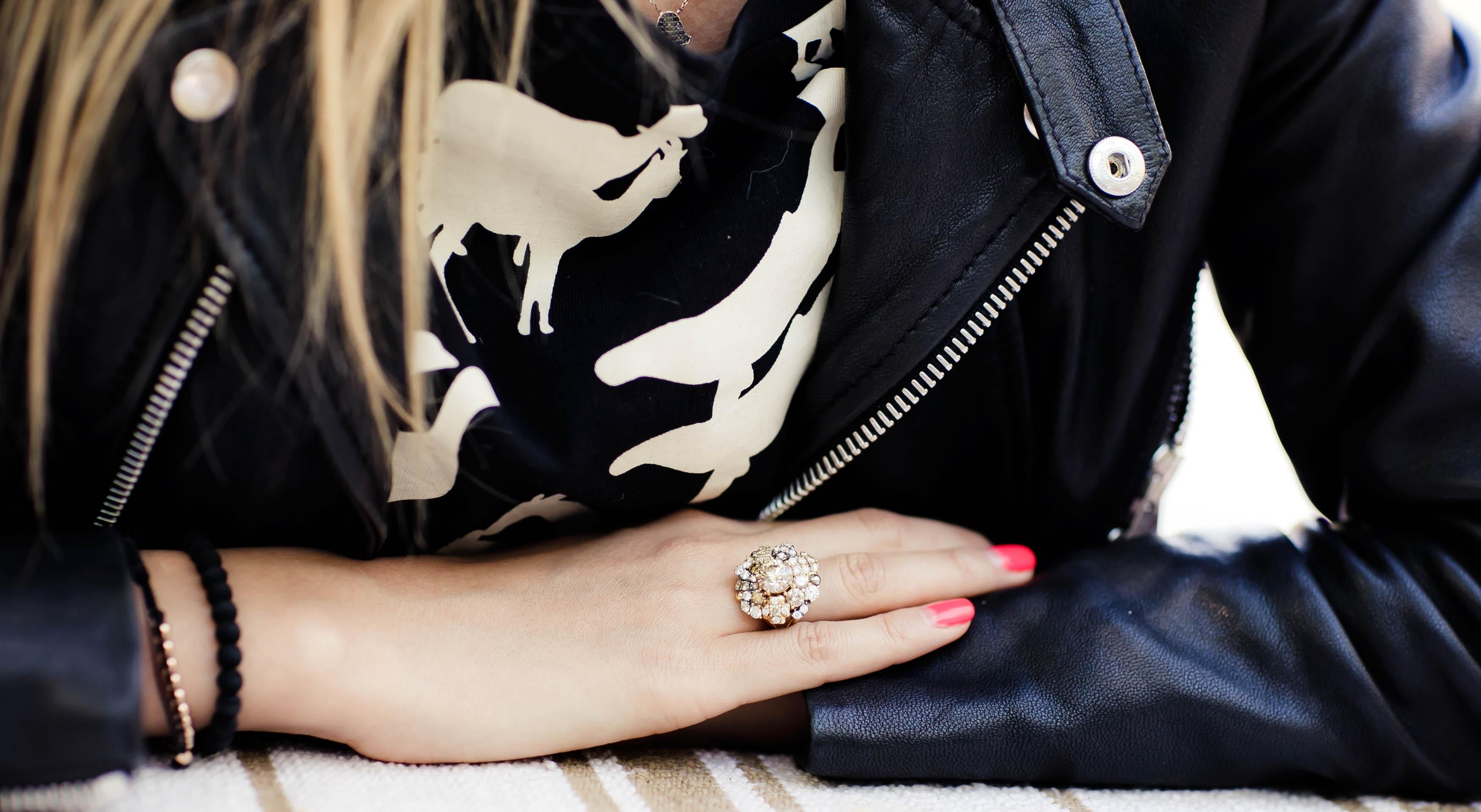 Bochic “Orient” Red Ruby & Diamond Ring Set 18K Yellow Gold & Silver im Angebot 4