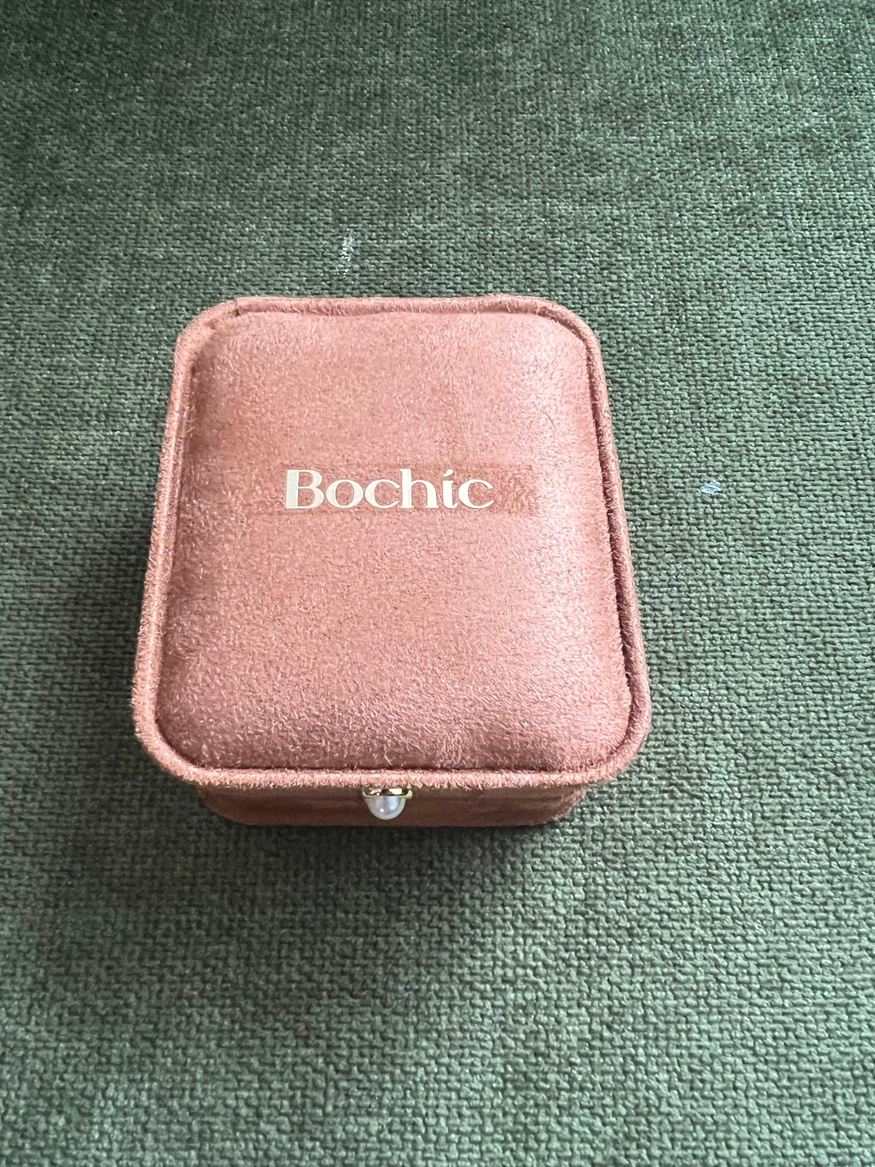 Bochic “Orient” Retro Pearl, Ruby & Multi Gem Earrings Set In 18K Gold & Silver For Sale 9