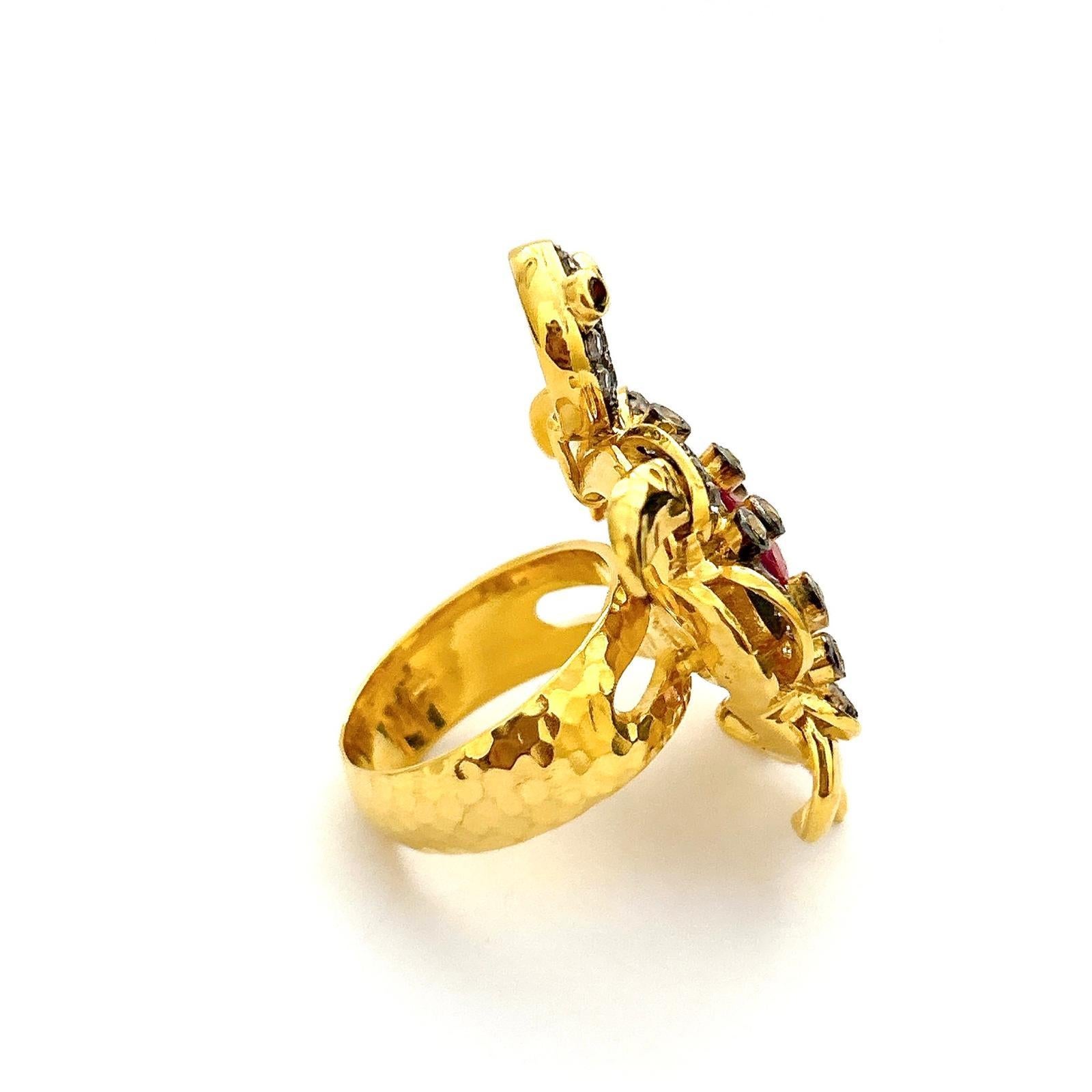 Anillo de cóctel Bochic 
