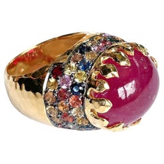 Bochic “Orient” Ruby
Multi Color Sapphire Ring Set In 18K Gold
Silver Bochic “Orient” Ruby
Multi Color Sapphire Ring Set In 18K Gold
Silver