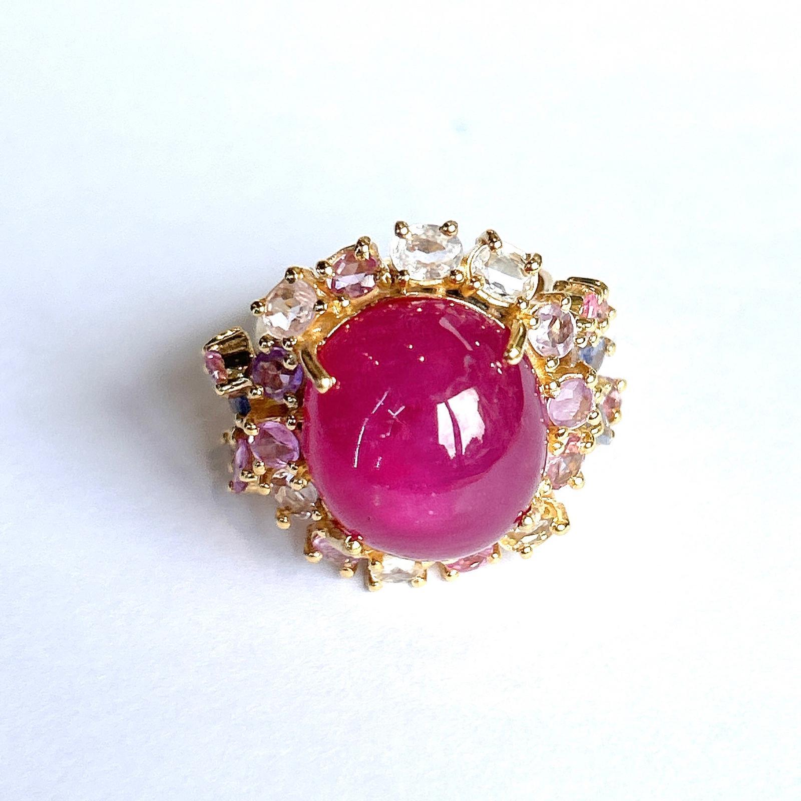 Barocco Anello a grappolo Bochic 