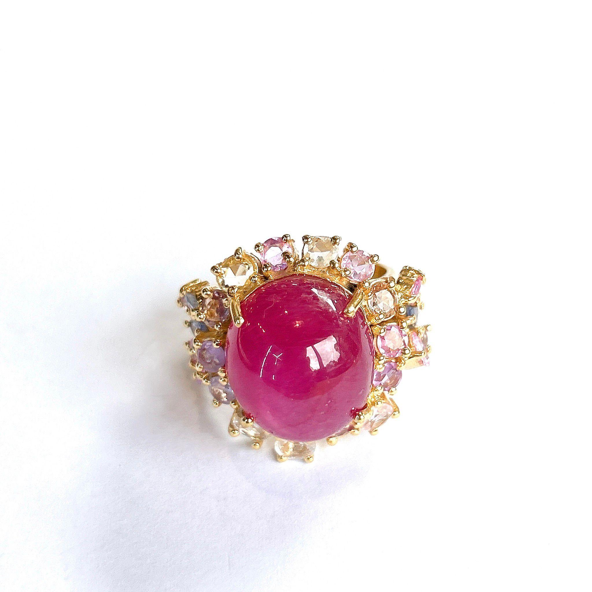 Taglio brillante Anello a grappolo Bochic 