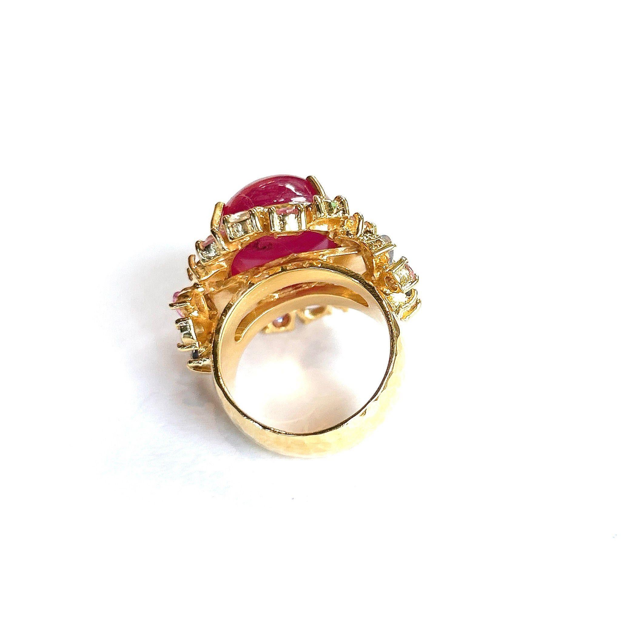 Anello a grappolo Bochic 