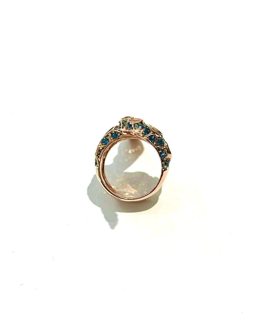 Taglio brillante Anello Bochic 