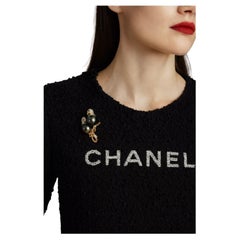 Bochic “Orient” Vintage Ruby & Black Tahiti Pearl Brooch Set In 18K Gold & Silve Bochic “Orient” Vintage Ruby & Black Tahiti Pearl Brooch Set In 18K Gold & Silve