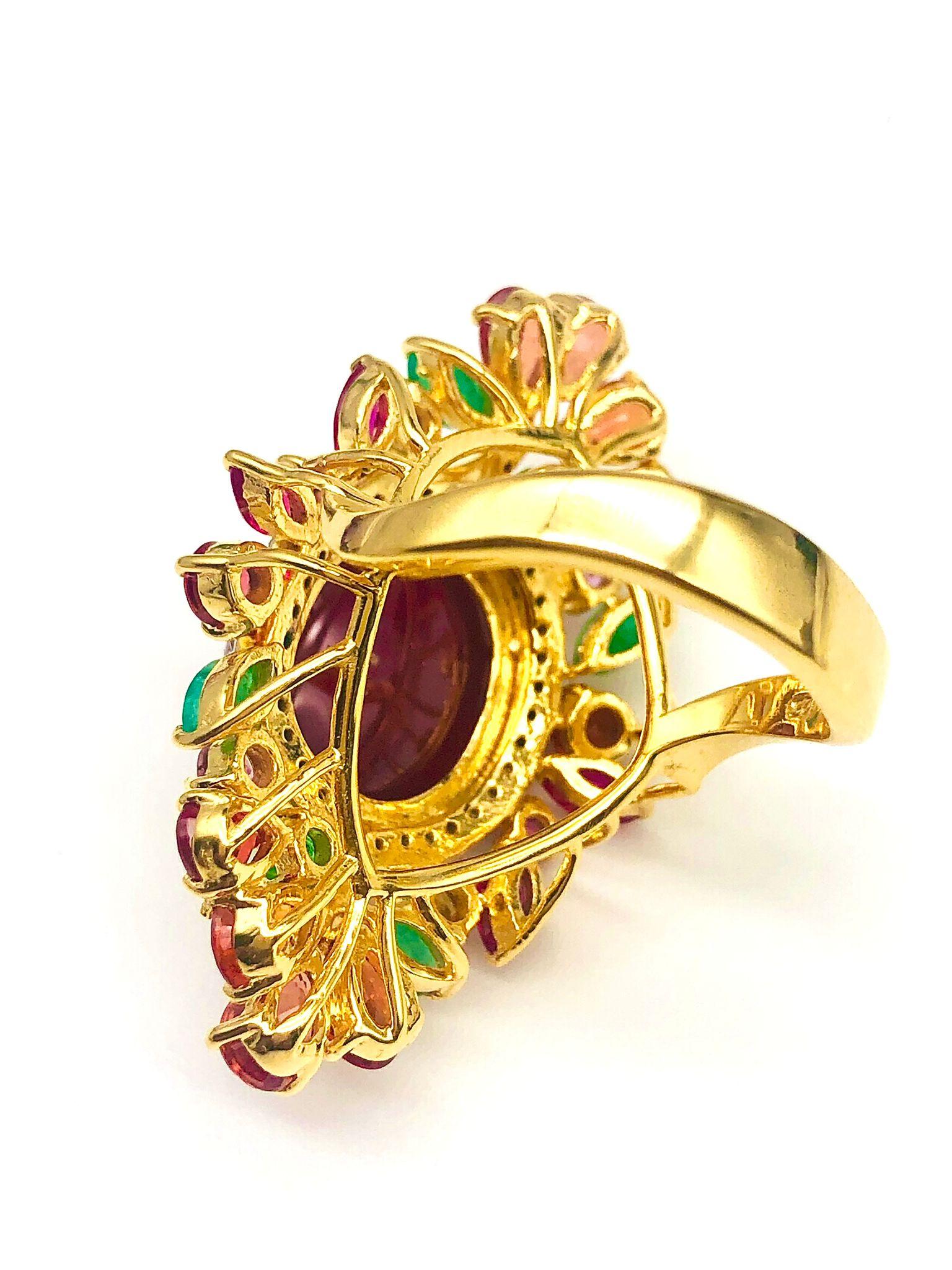 Taille brillant Bague Vintage 