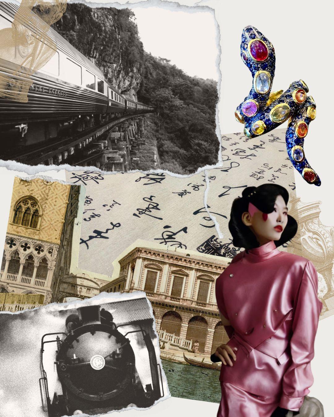 Bochic “orient” Vintage Ruby, Tsavorite, Zircon &… - image 13