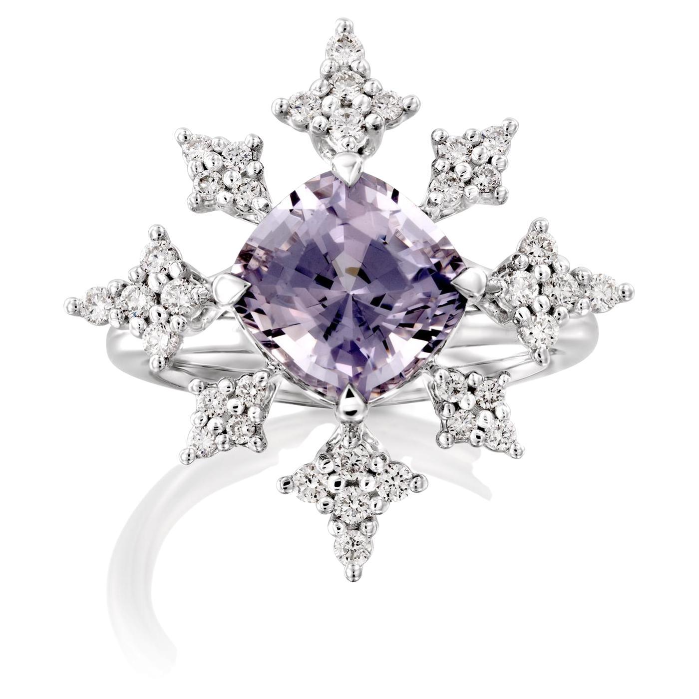 Bochic Snowflake Diamond Ring 