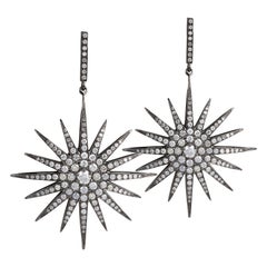 Bochic Star Burst-Diamant-Ohrringe