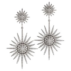 Bochic Starburst Diamond Earrings