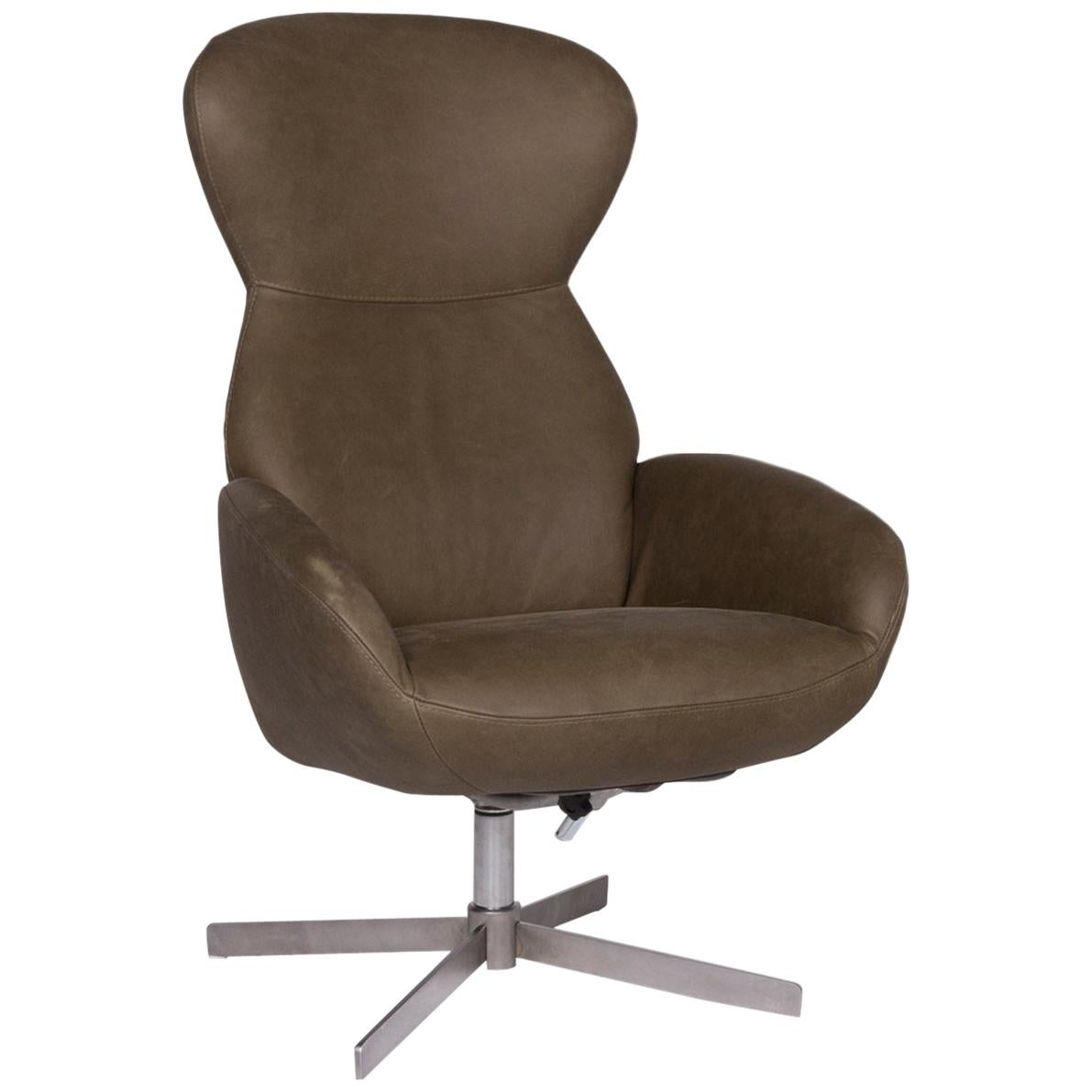 BoConcept Athena Relax Leather Armchair Green