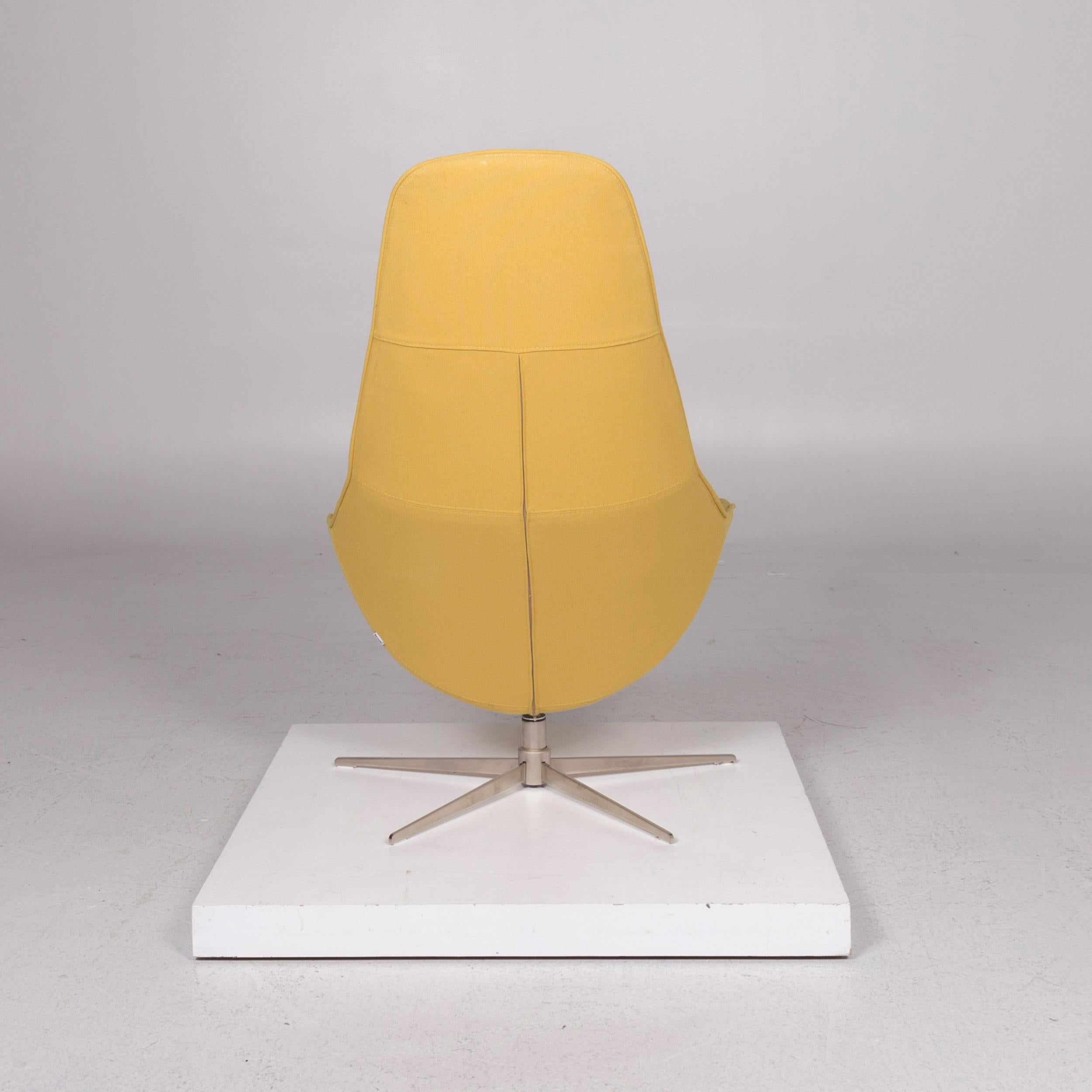 Lithuanian BoConcept Boston Fabric Armchair Yellow