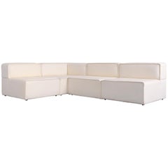 Boconcept Carmo Designer Sofa Creme Leather Corner Couch