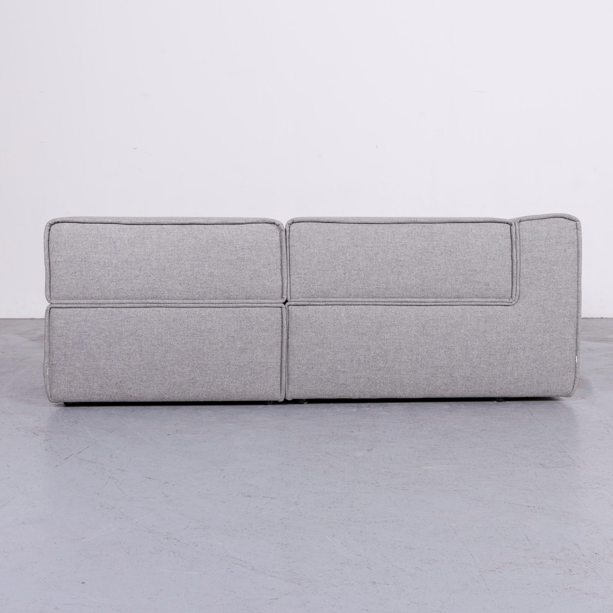 BoConcept Carmo Designer Sofa Grey Grey Three-Seat Couch 4