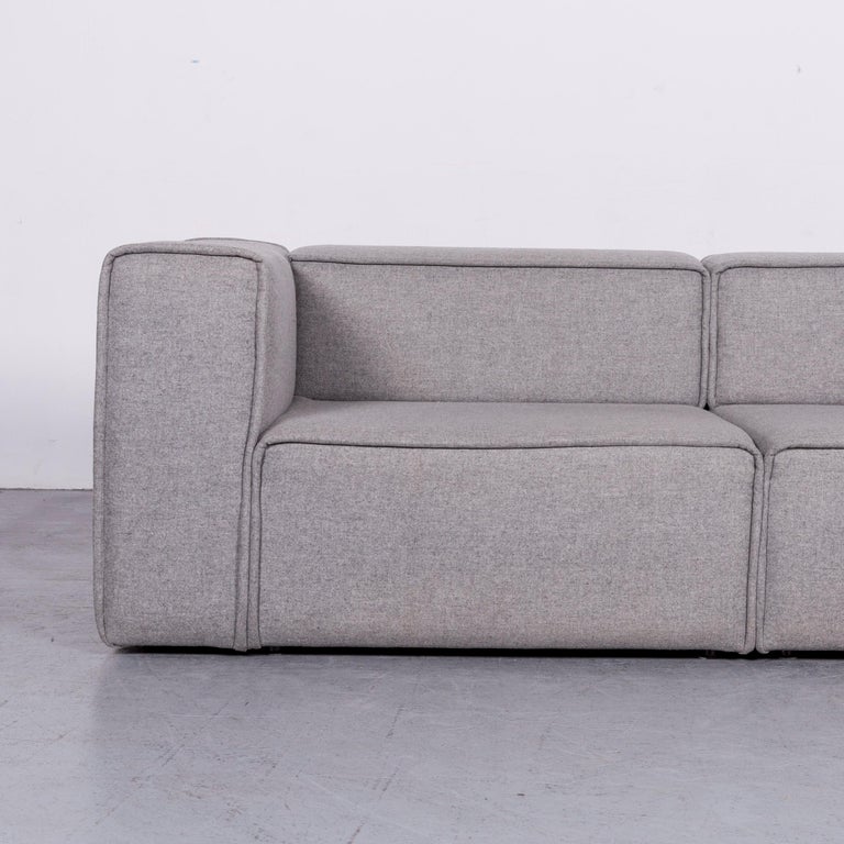 Boconcept Carmo Designer Sofa Grey Grey Three-Seat Couch ...