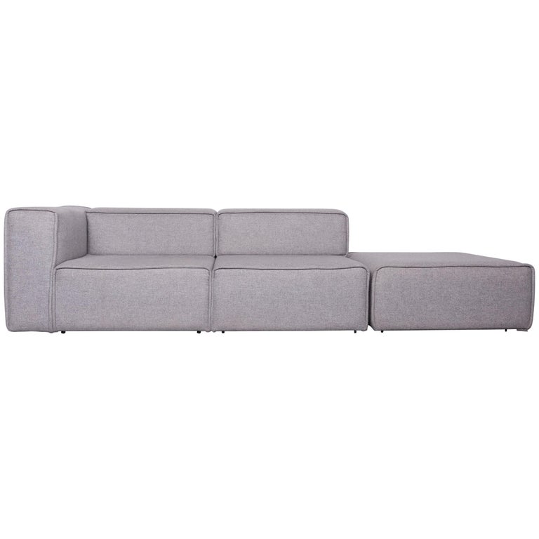 Boconcept Carmo Designer Sofa Grey Three-Seat Couch at 1stDibs