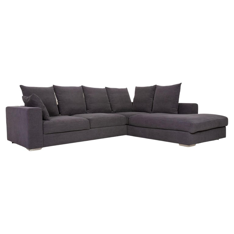 BoConcept Cenova Fabric Sofa Dark Gray Corner Sofa Couch at 1stDibs | bo  concept cenova, cenova jewelry