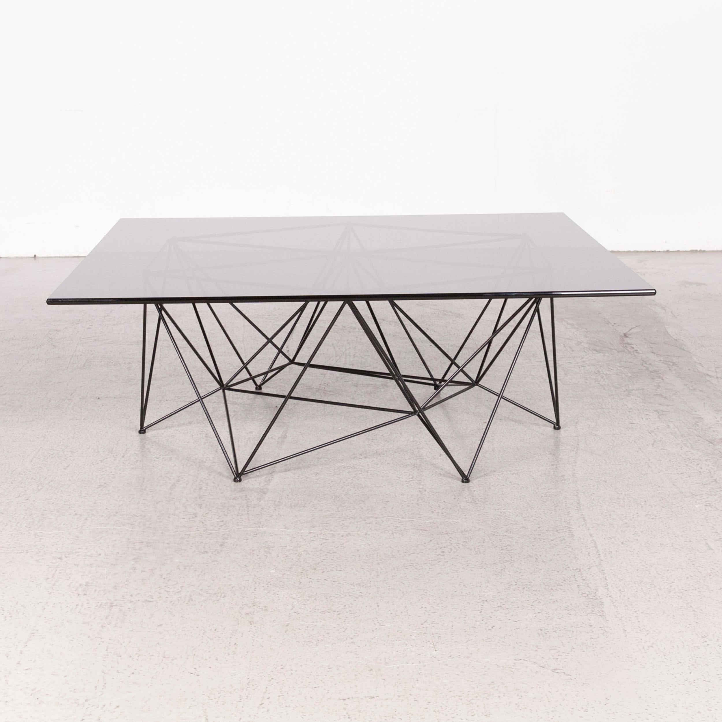 BoConcept Designer Glass Table Black Coffee Table For Sale 1