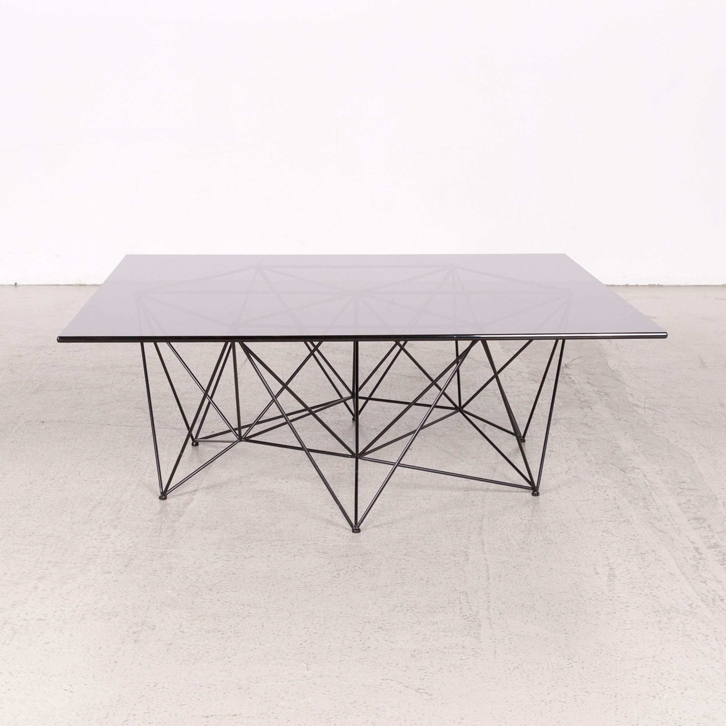 BoConcept Designer Glass Table Black Coffee Table For Sale 2