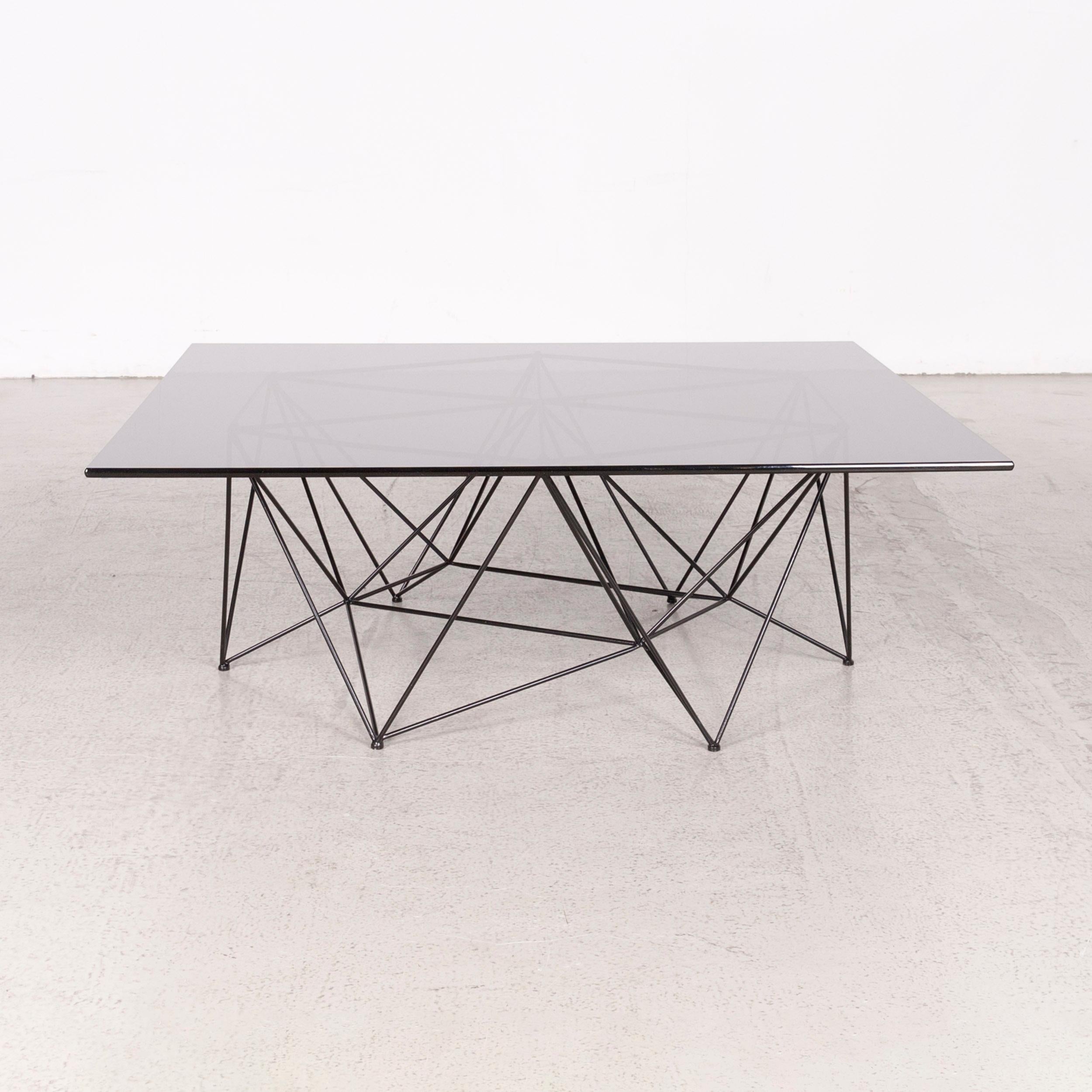 BoConcept Designer Glass Table Black Coffee Table For Sale 3