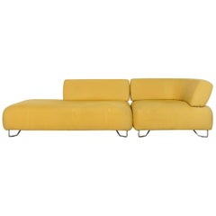BoConcept Designer Sofa Yellow Three-Seat Couch