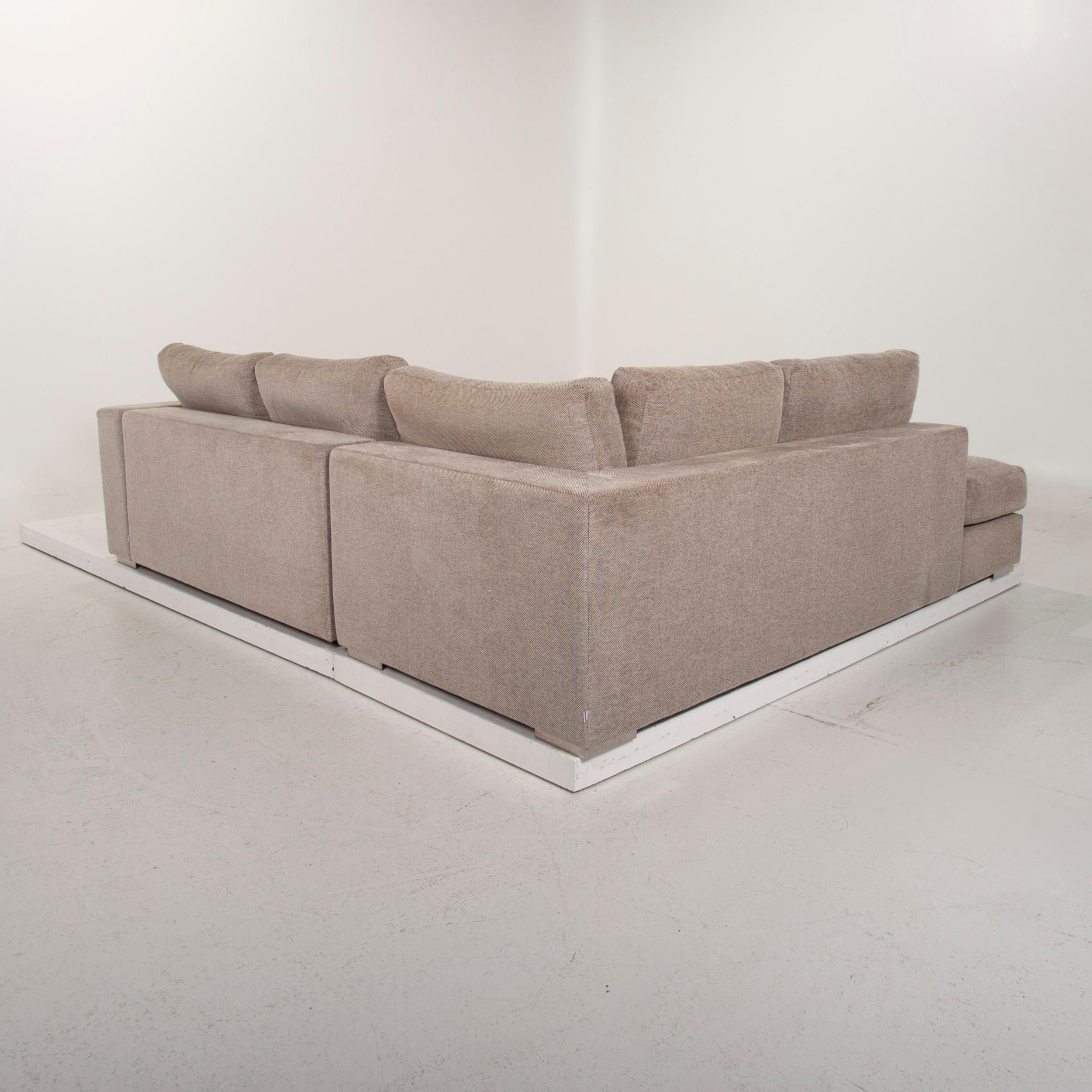 Boconcept Fabric Sofa Beige Corner Sofa For Sale 1