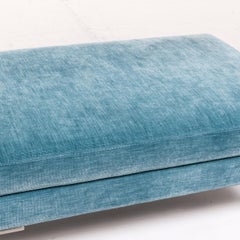 BoConcept Fabric Stool Blue Ottoman