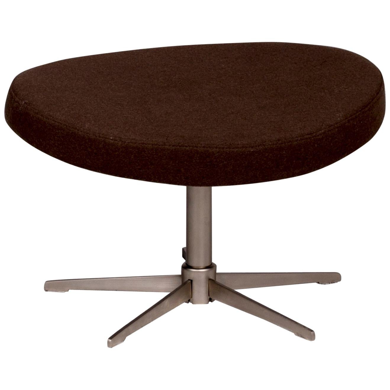 Boconcept Fabric Stool Brown Swivel Function For Sale