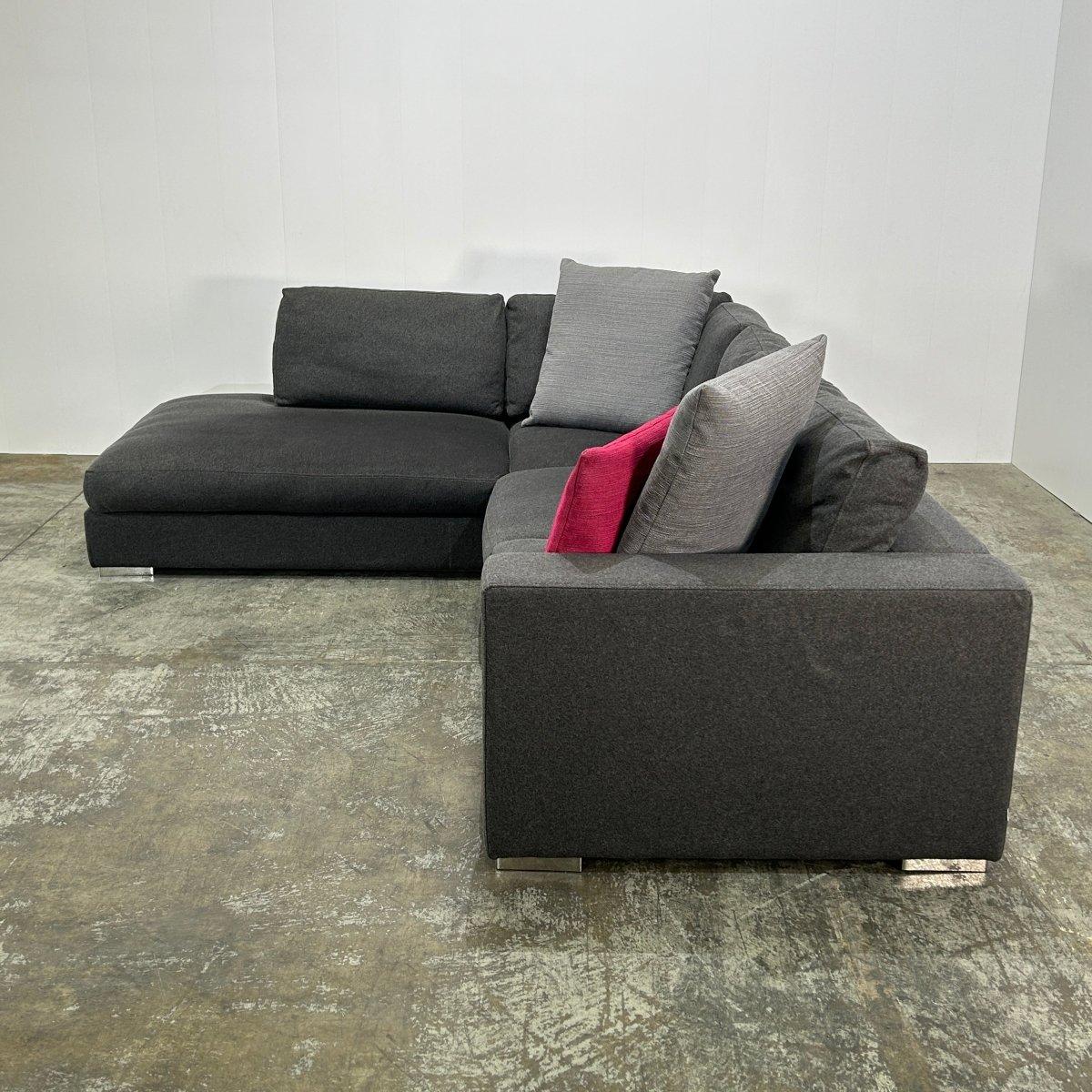 BoConcept Grey Corner Sofa For Sale 3