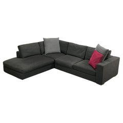 Canapé d'angle gris BoConcept