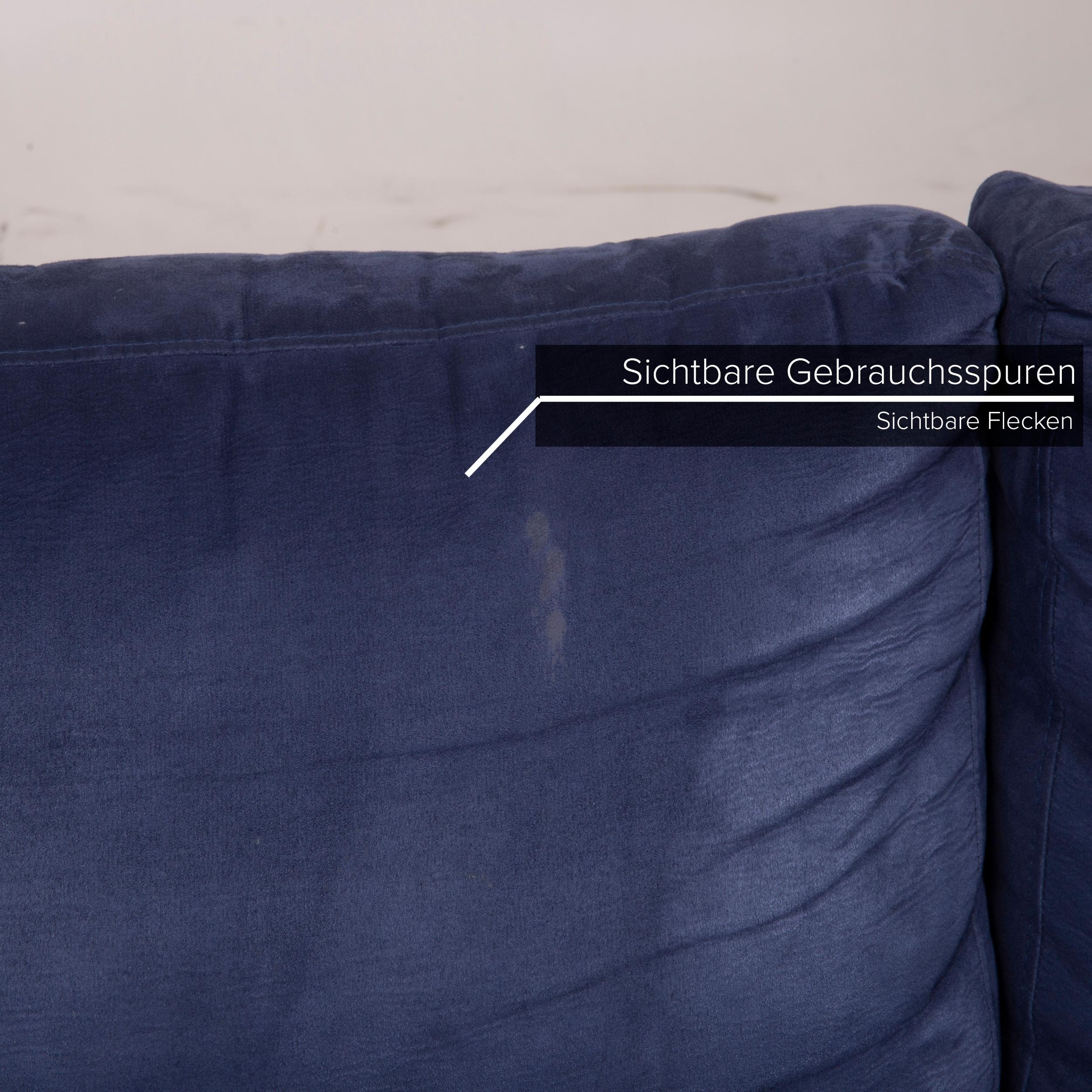 Lithuanian BoConcept Indivi 2 Fabric Sofa Blue Three-Seater