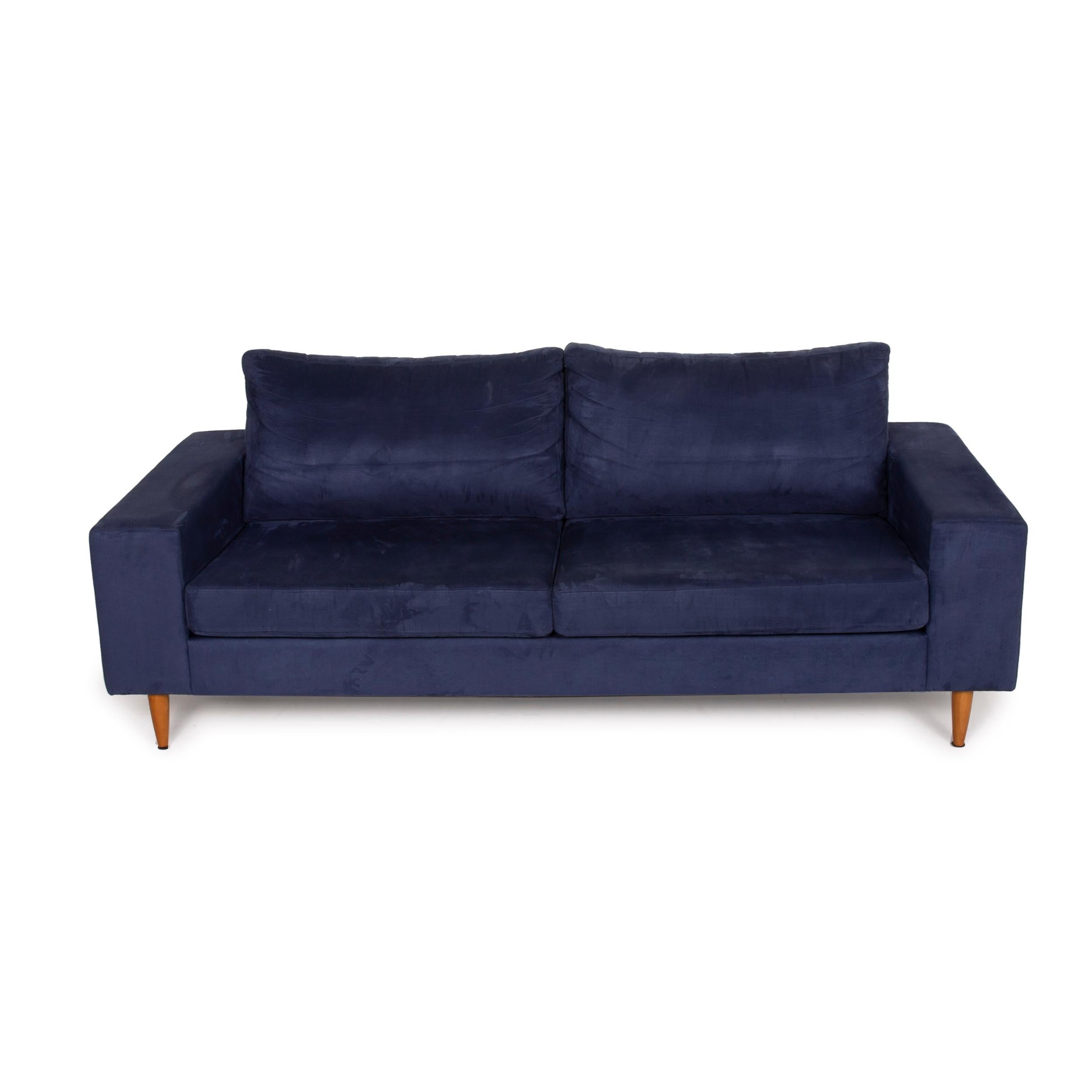 BoConcept Indivi 2 Fabric Sofa Blue Three-Seater 2