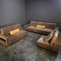 BoConcept Large Modular Sofa with Adjustable Back and Storage Sections