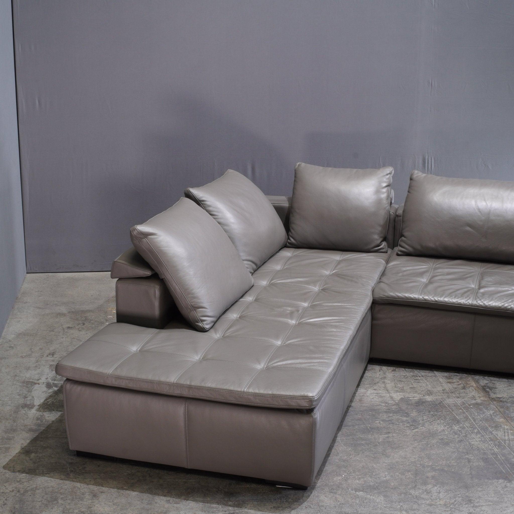 Danois BoConcept Canapé sectionnel en cuir Mezzo Corner Chaise