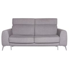 BoConcept Madison Designer Fabric Gray Feature Sofa Bed Two-Seat Couch