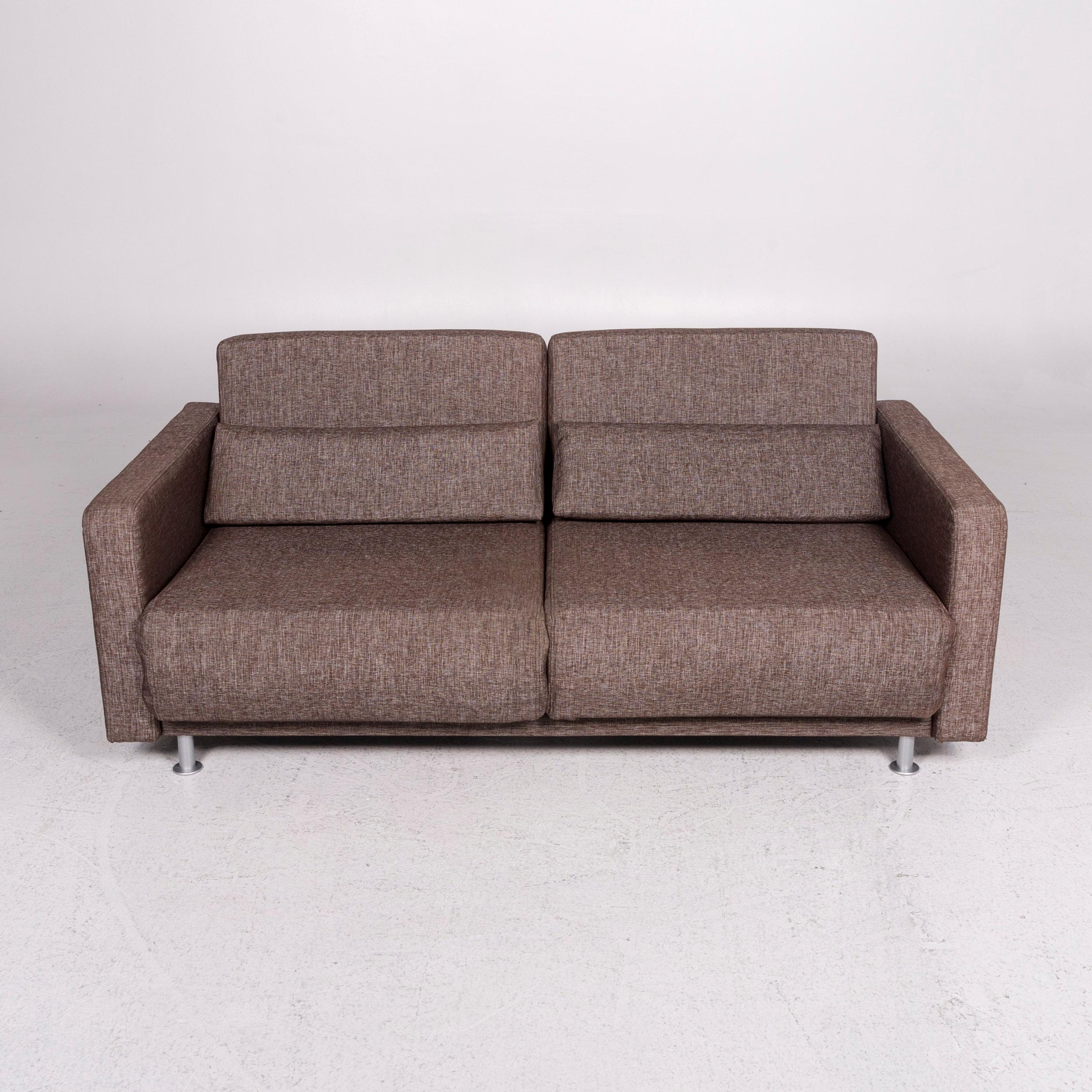 Lithuanian BoConcept Melo Fabric Sofa Bed Brown Sofa Sleep Function Function Couch