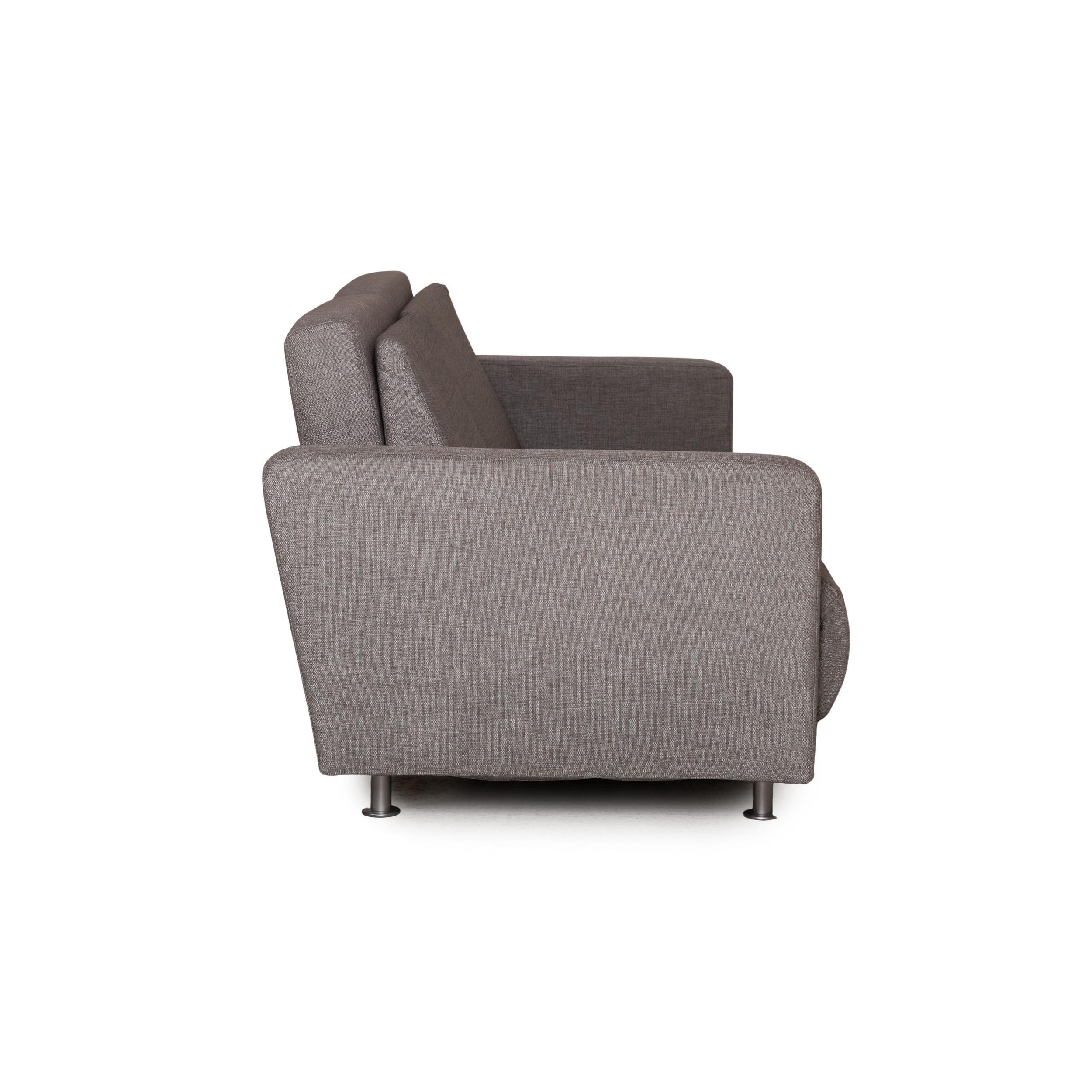 BoConcept Melo Sofa Fabric Gray Two-Seater Couch Function Sleeping Function 4