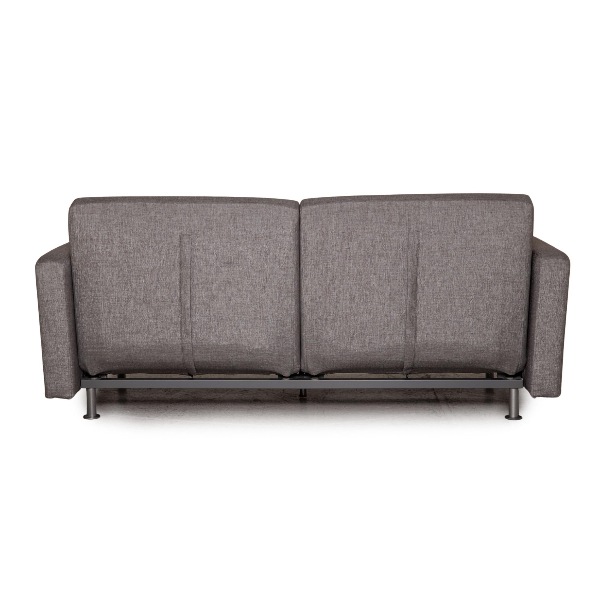 BoConcept Melo Sofa Fabric Gray Two-Seater Couch Function Sleeping Function 5