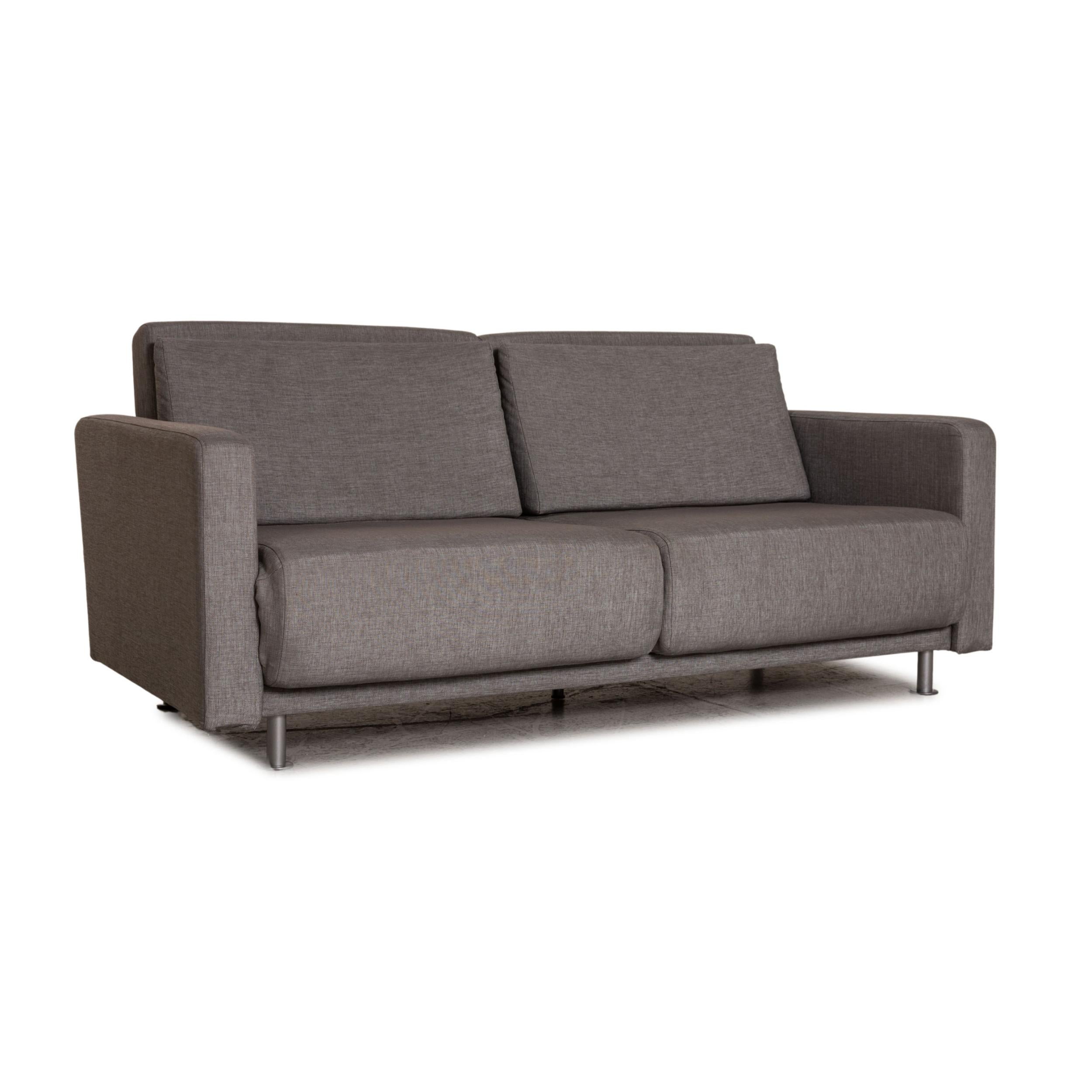 BoConcept Melo Sofa Fabric Gray Two-Seater Couch Function Sleeping Function 3