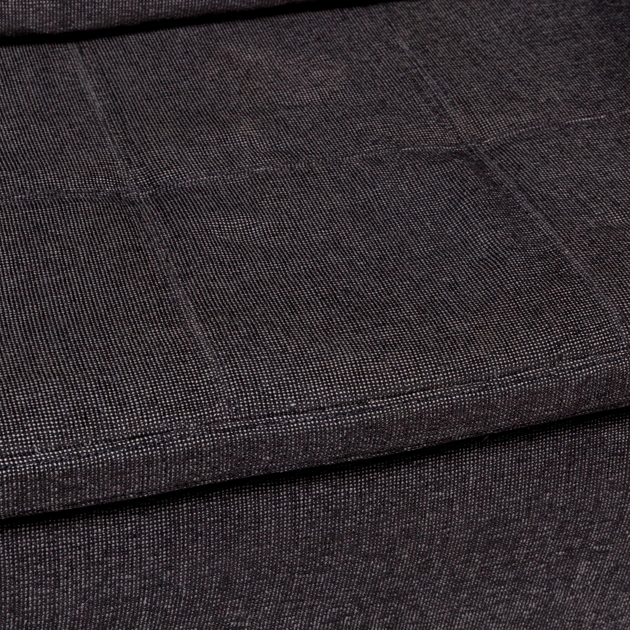 Modern BoConcept Mezzo Fabric Armchair Anthracite Black Gray For Sale