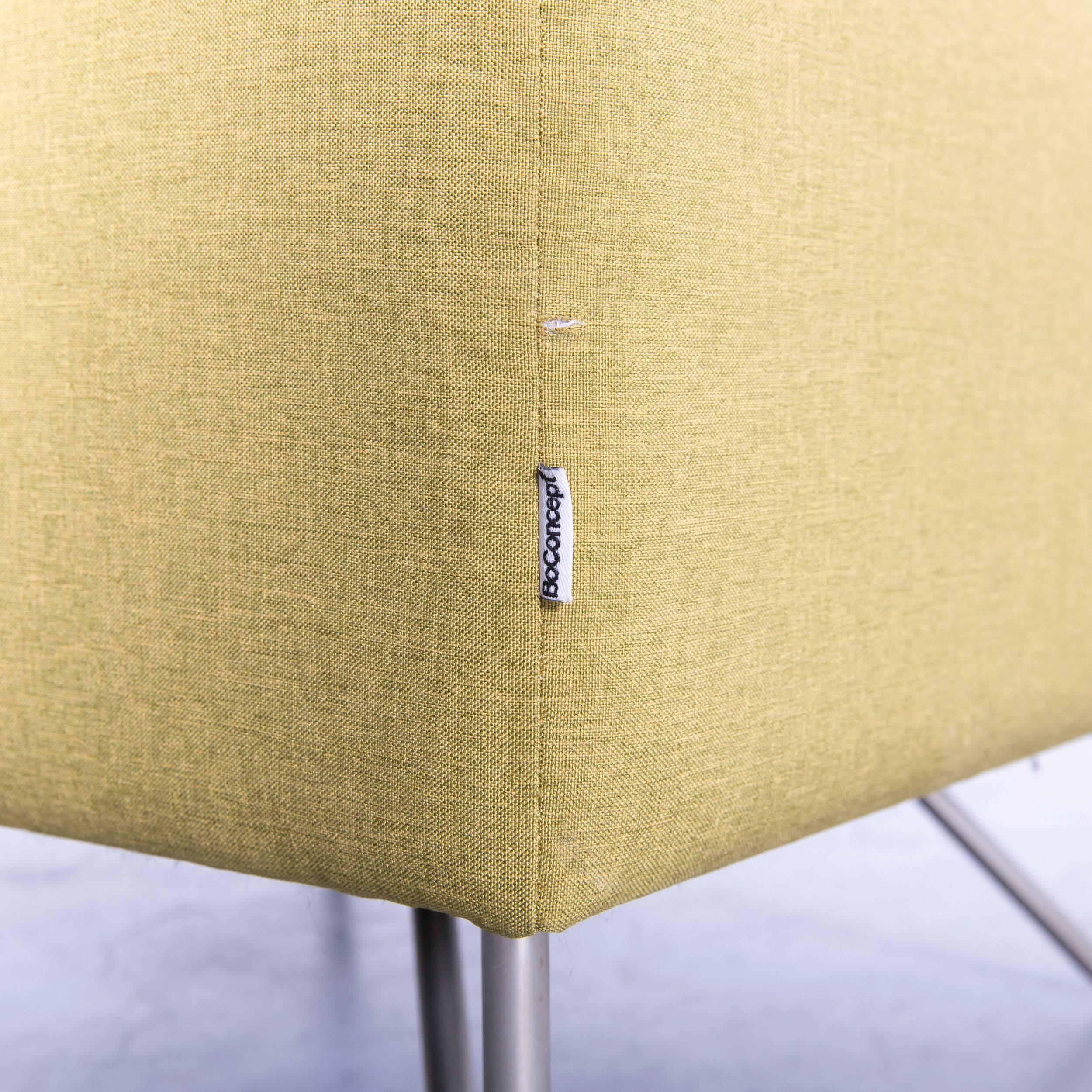 BoConcept Milos Fabric Sofa Set Green Couch Three-Seat Foot-Stool 11