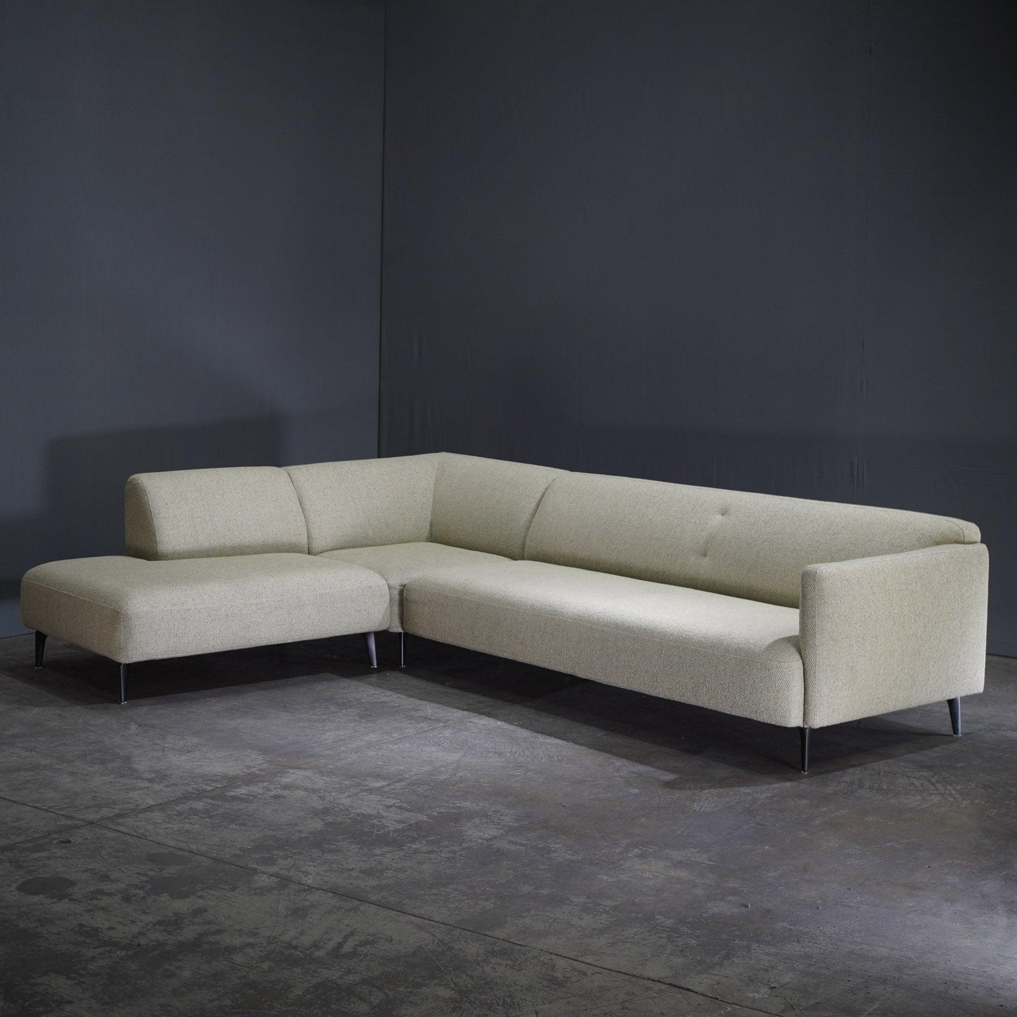 Modern BoConcept Modena Cream Corner Sofa by Morten Georgsen